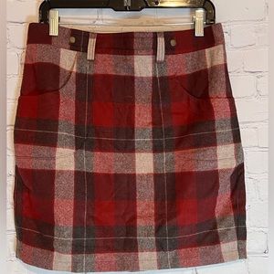 Pendleton Portland Collection wool plaid skirt